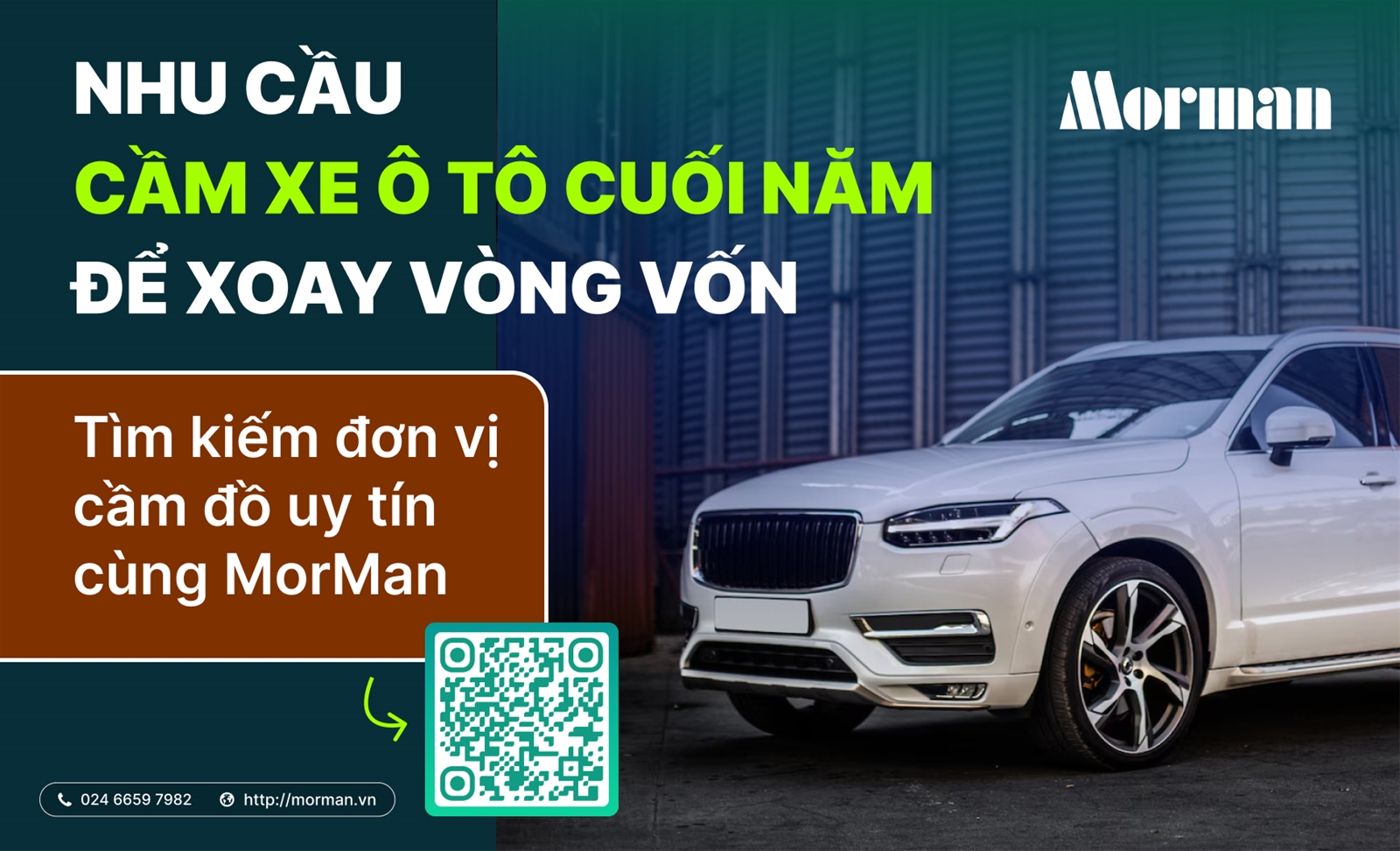 Nhu cầu cầm xe ô tô cuối năm để xoay vòng vốn