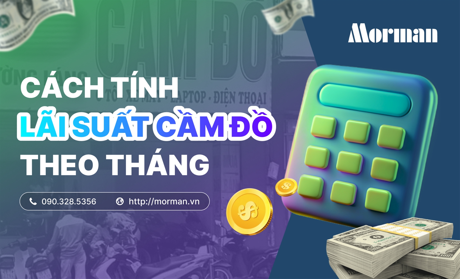 Cách tính lãi suất cầm đồ theo tháng