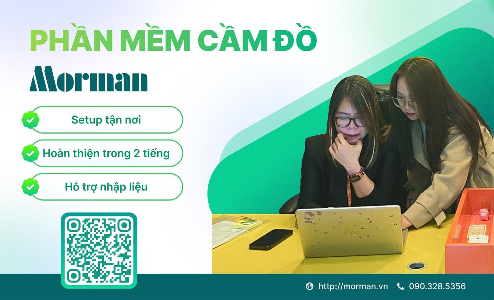 Phần mềm Morman - Setup tận nơi, hỗ trợ nhập liệu tận tình 