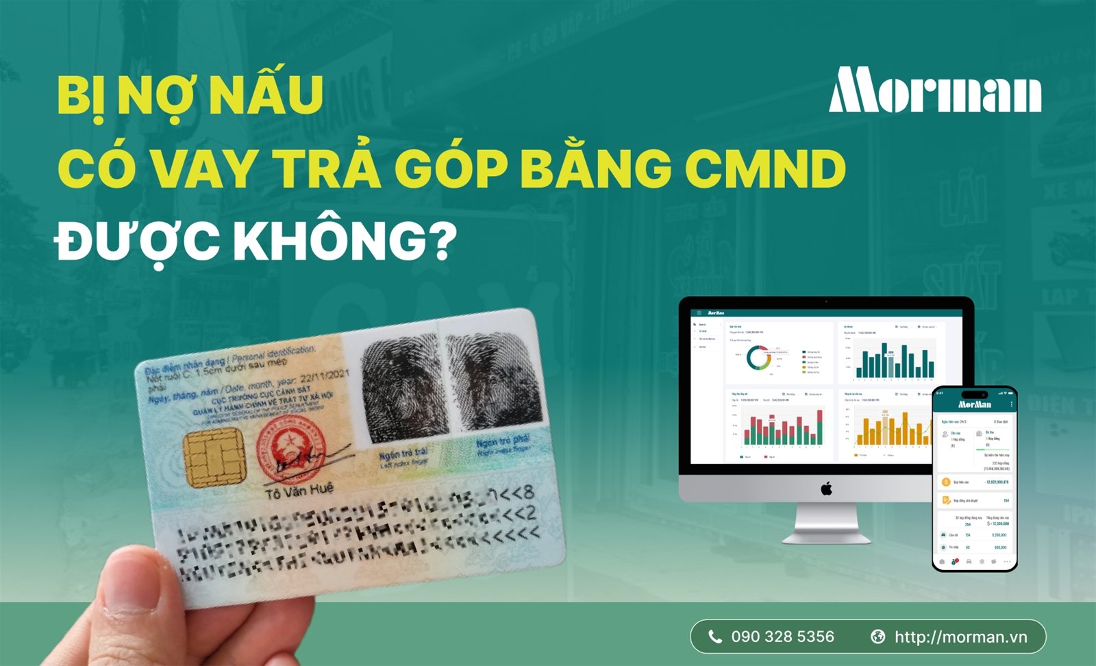 Bị nợ xấu có vay trả góp bằng CMND được không?