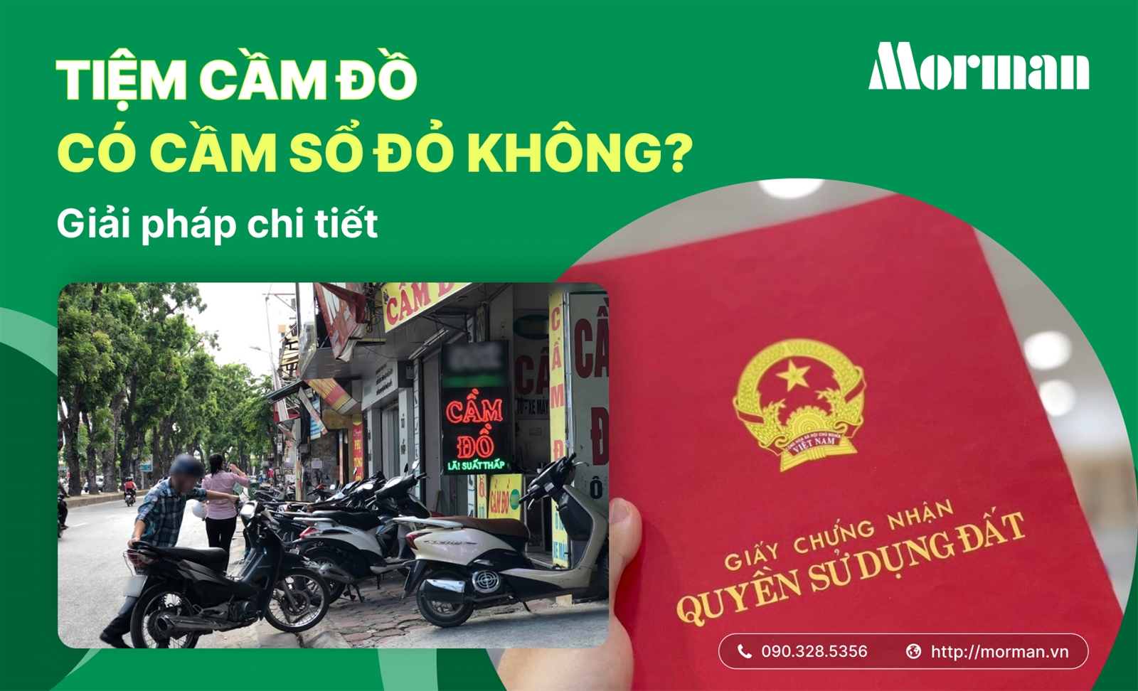 Tiệm cầm đồ có cầm sổ đỏ không? Giải đáp chi tiết theo quy định mới nhất