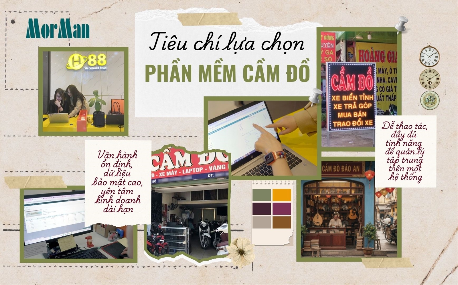 Phần mềm cầm đồ: Tiêu chí lựa chọn và những tính năng cần có