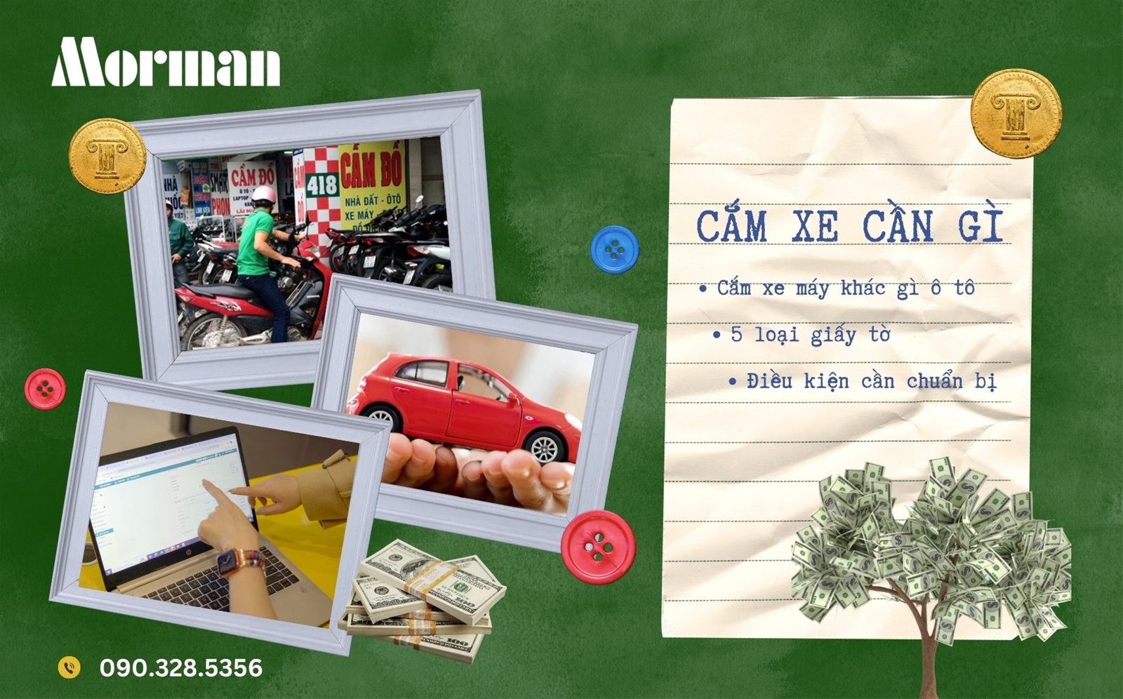 Cắm xe cần gì? 5 loại giấy tờ và điều kiện cần chuẩn bị 