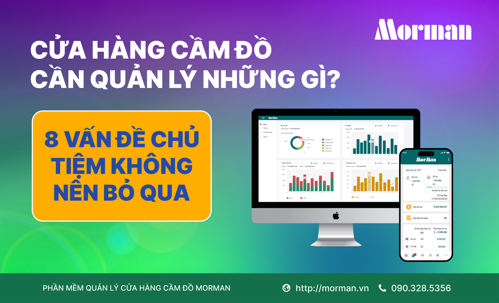 Cửa hàng cầm đồ cần quản lý những gì? 8 vấn đề chủ tiệm không nên bỏ qua