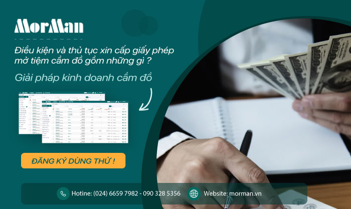 Những điều cần biết để xin cấp giấy phép mở tiệm cầm đồ