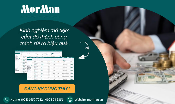 Kinh nghiệm mở tiệm cầm đồ an toàn, tránh rủi ro