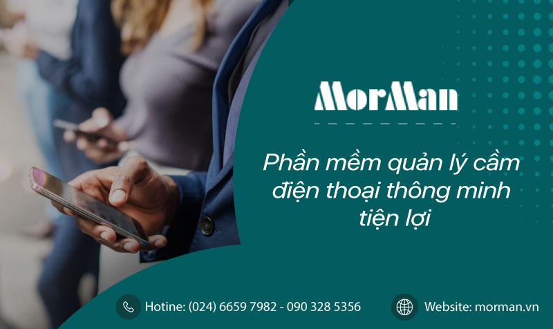 Phần mềm quản lý cầm điện thoại thông minh, tiện lợi