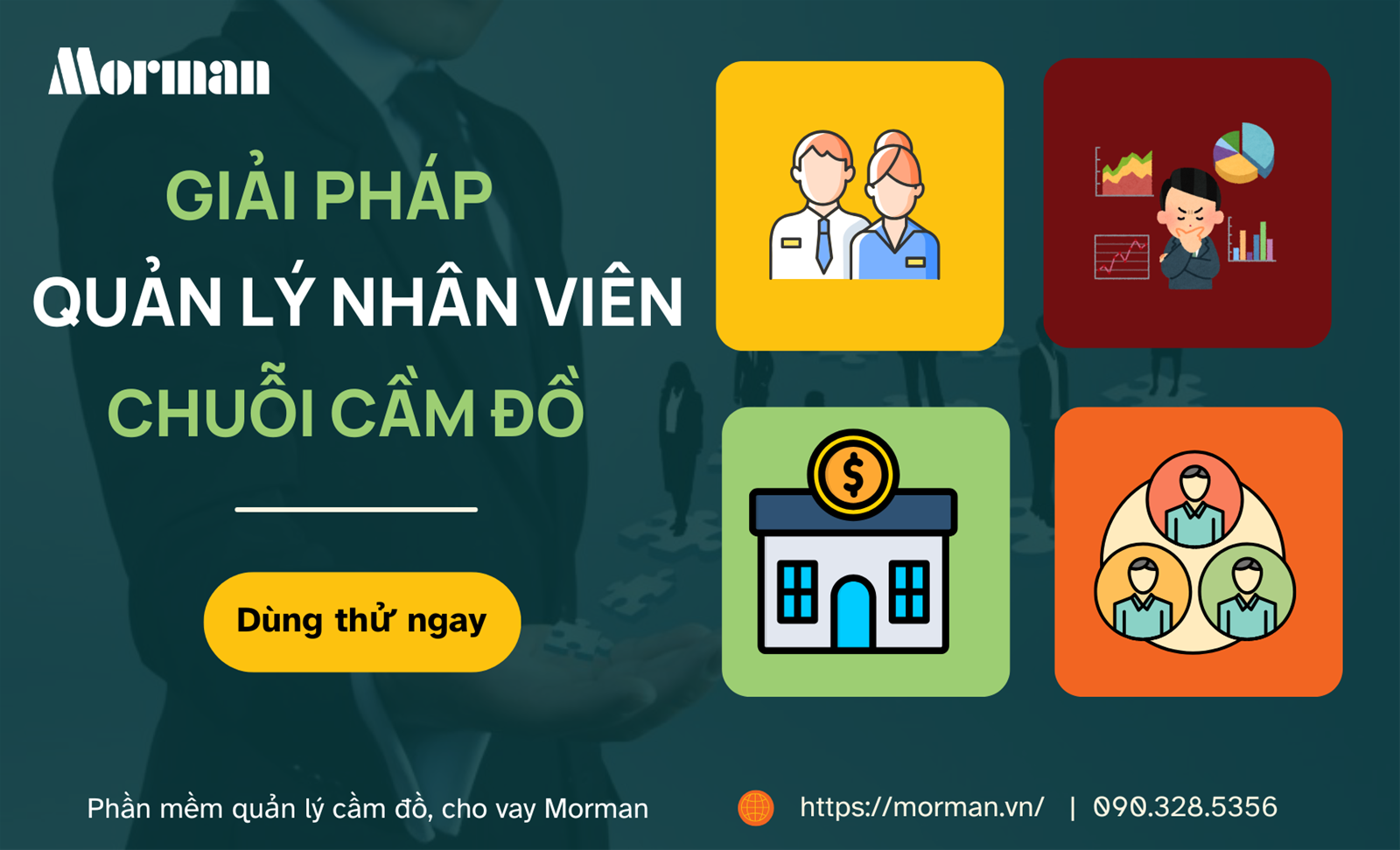 Giải pháp quản lý nhân viên cho chuỗi cầm đồ 