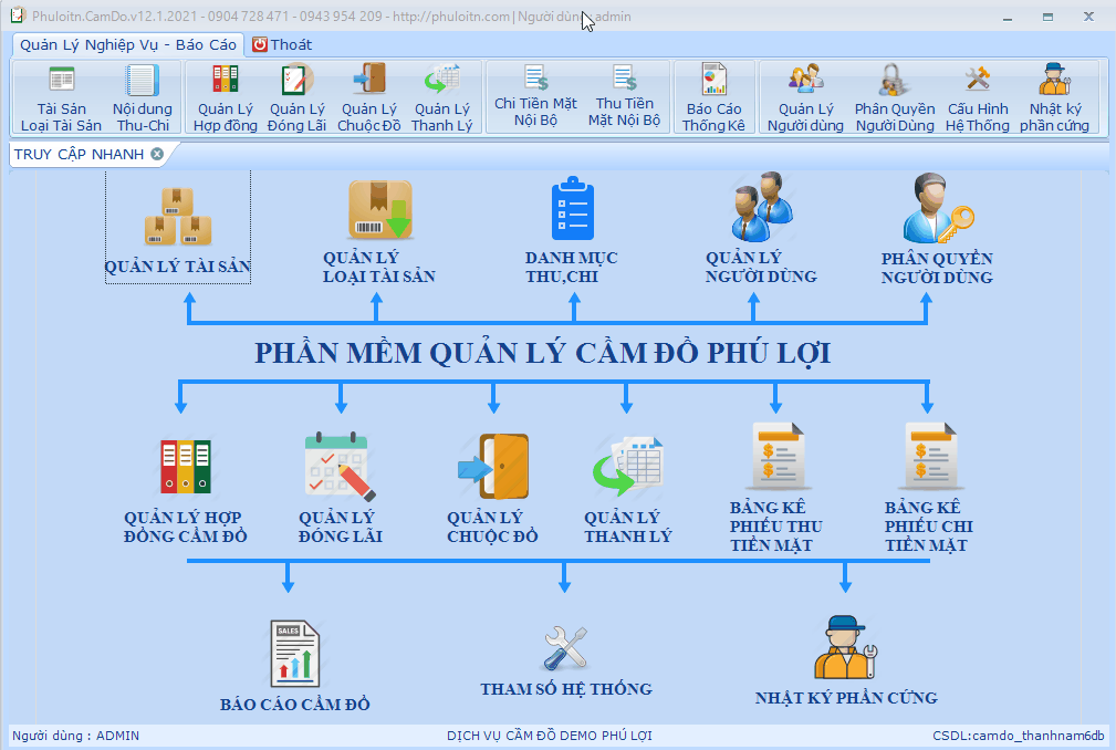 Top 10 phần mềm quản lý cầm đồ - Tính lãi suất cầm đồ - Thu họ tốt nhất 2026