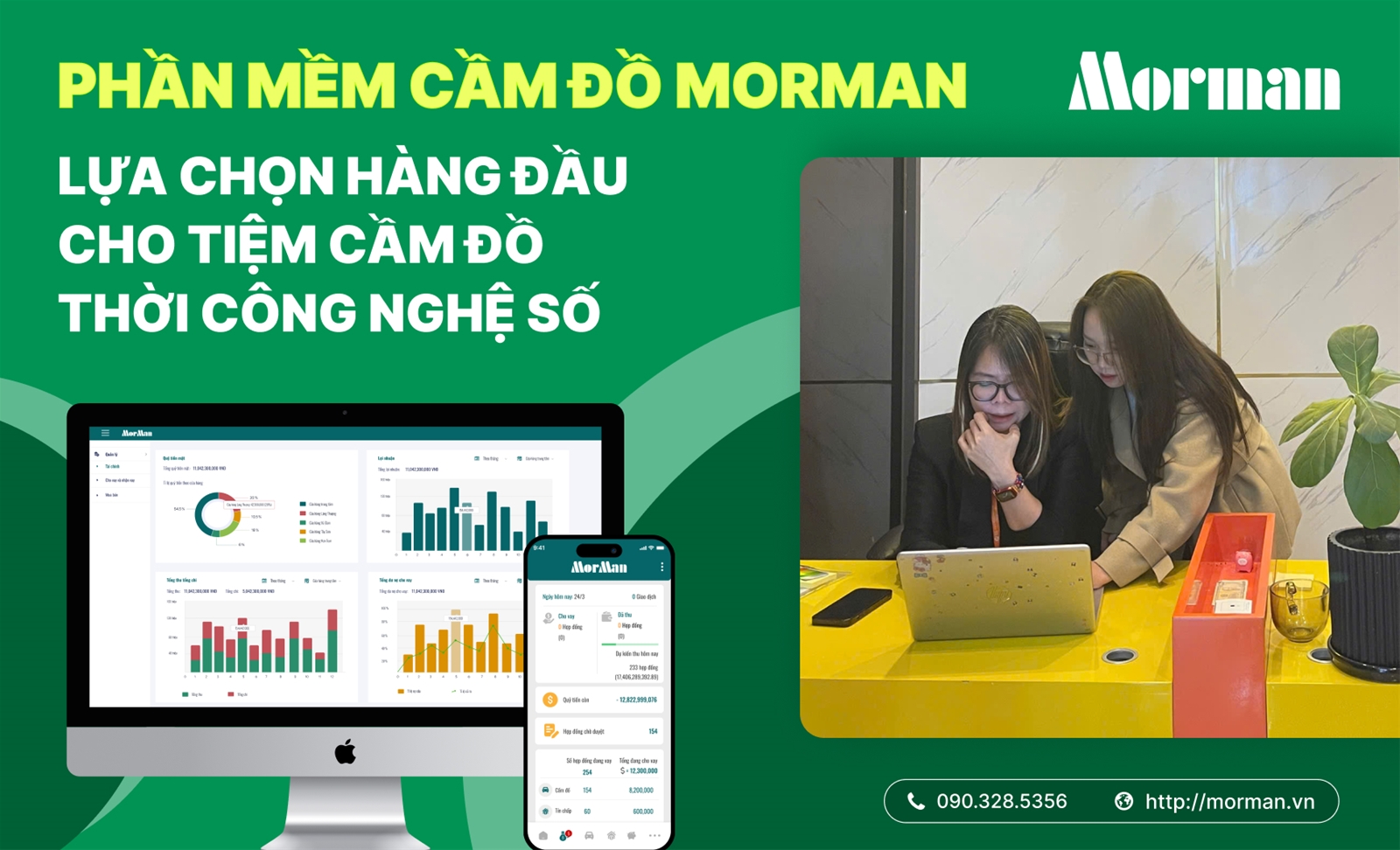 Phần mềm cầm đồ Morman - Lựa chọn hàng đầu cho tiệm cầm đồ thời công nghệ số