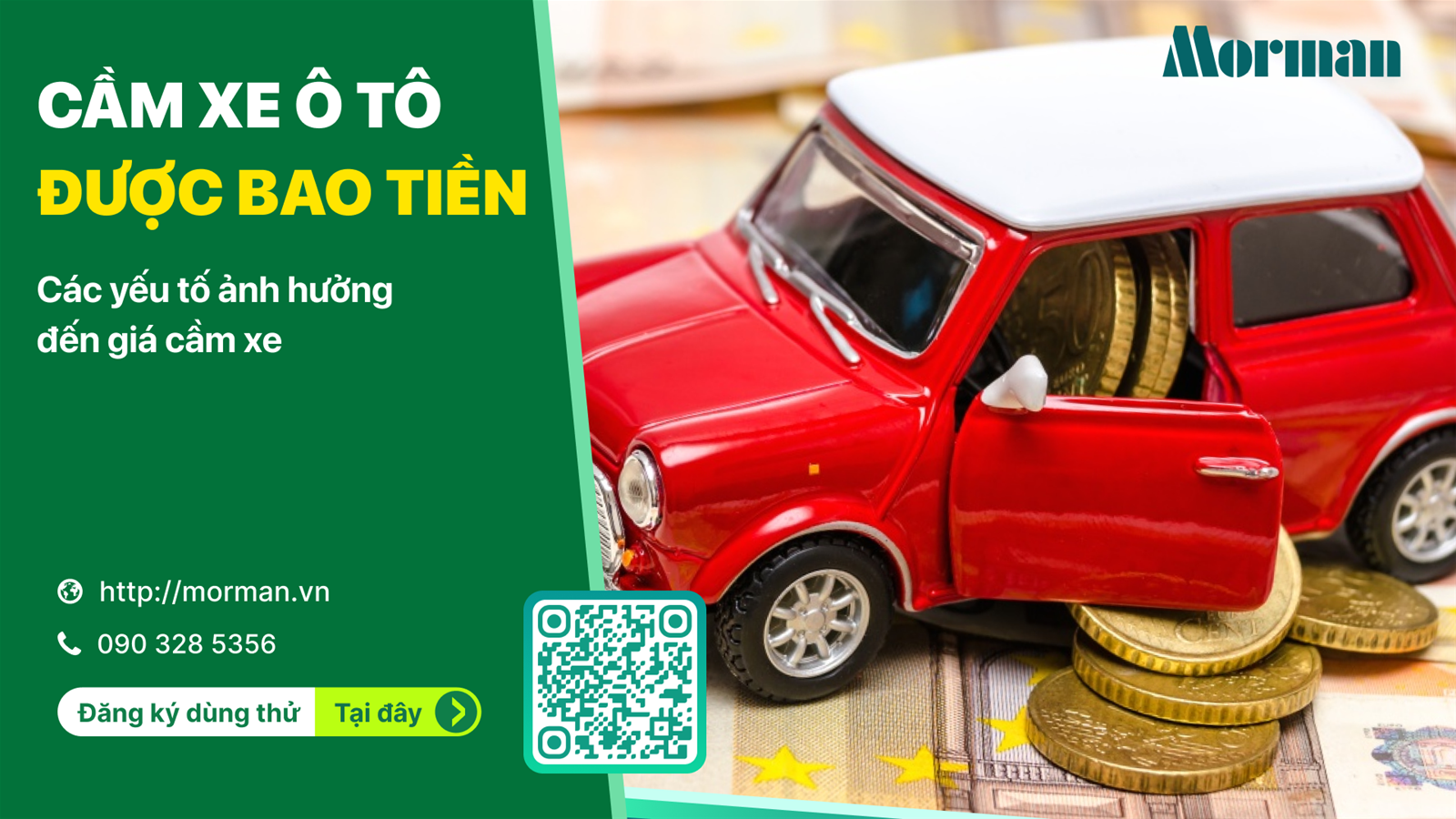 Cầm xe ô tô được bao nhiêu tiền? Các yếu tố ảnh hưởng đến giá cầm xe