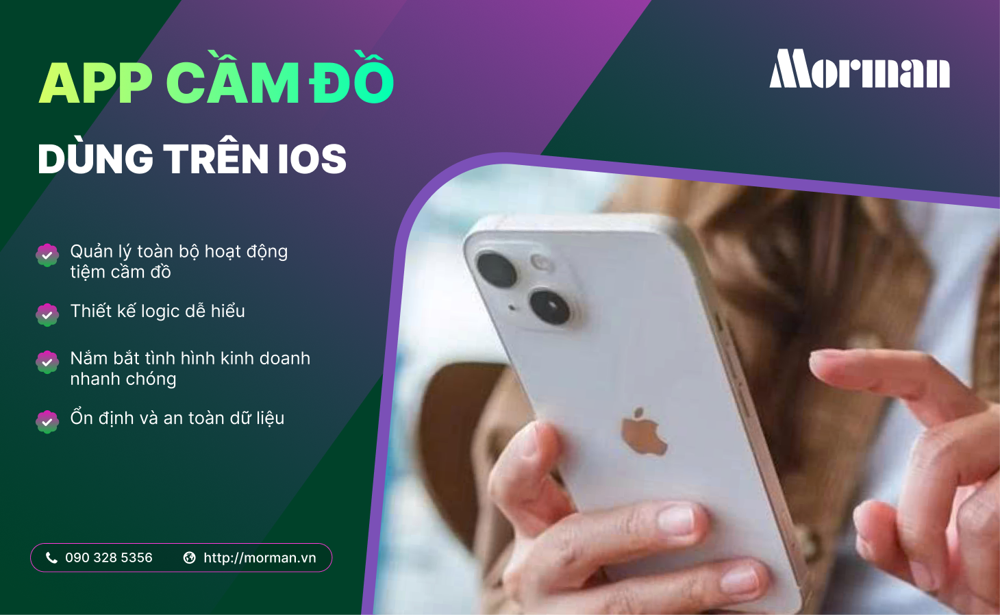 App cầm đồ dùng trên IOS