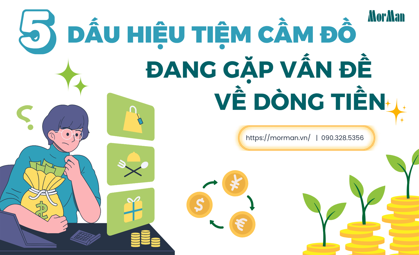 5 dấu hiệu cho thấy tiệm cầm đồ đang gặp vấn đề về dòng tiền