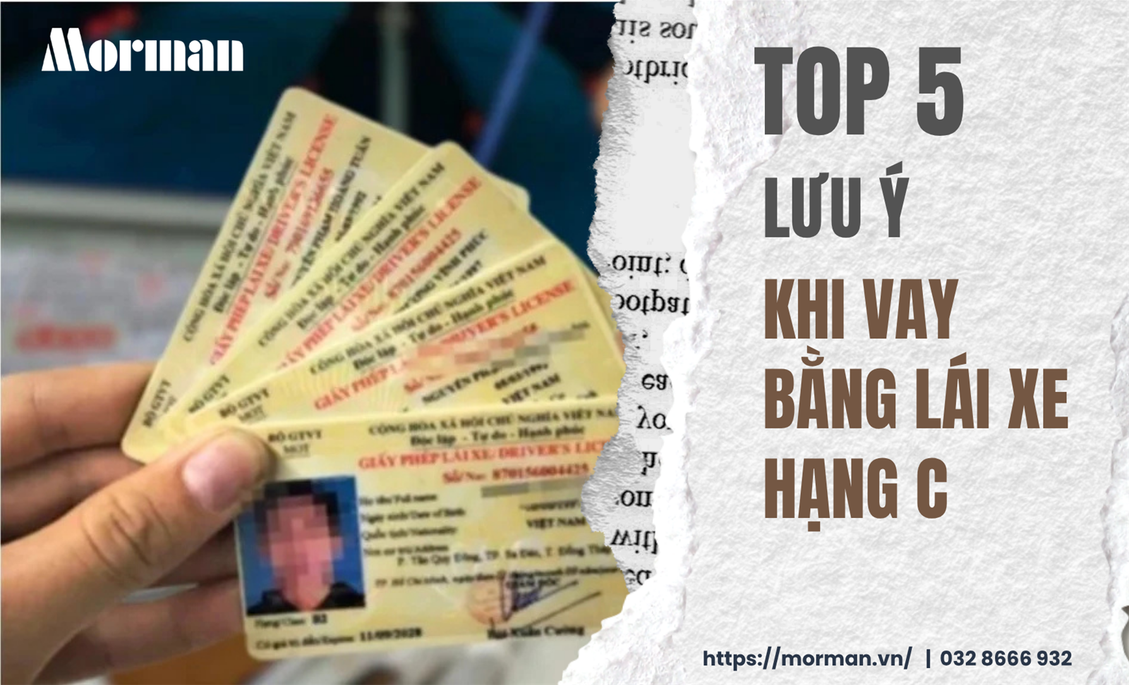 5 lưu ý quan trọng khi vay bằng lái xe hạng C
